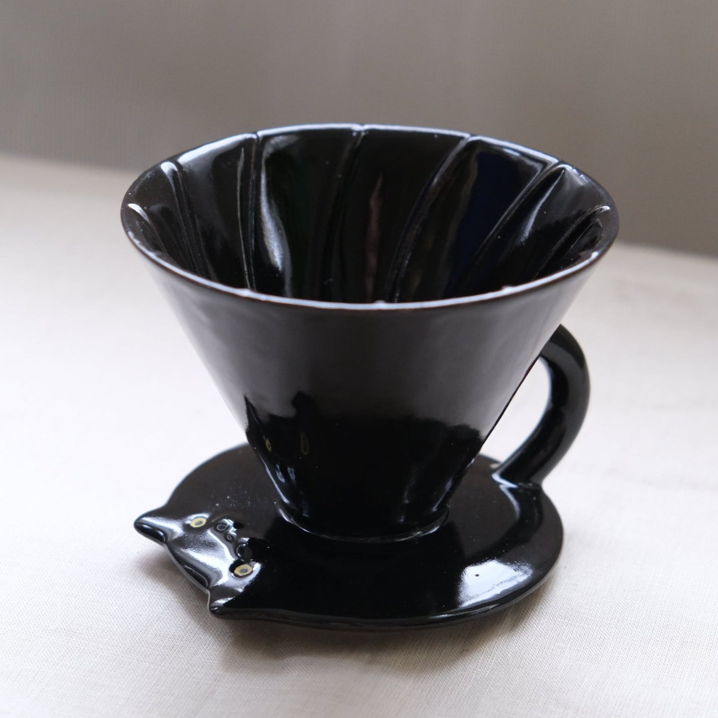 Meow Meow Coffee Dripper - Black