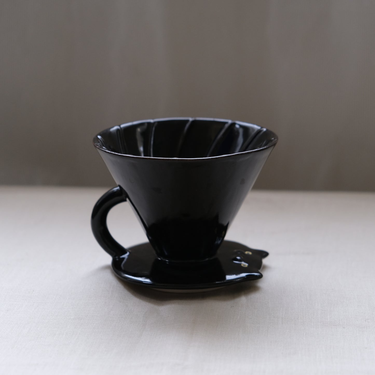 Meow Meow Coffee Dripper - Black