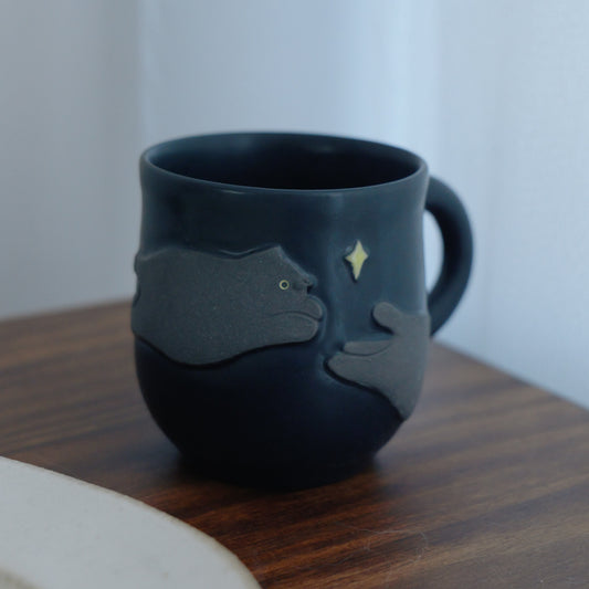 Meow Catching Star Cup - Black