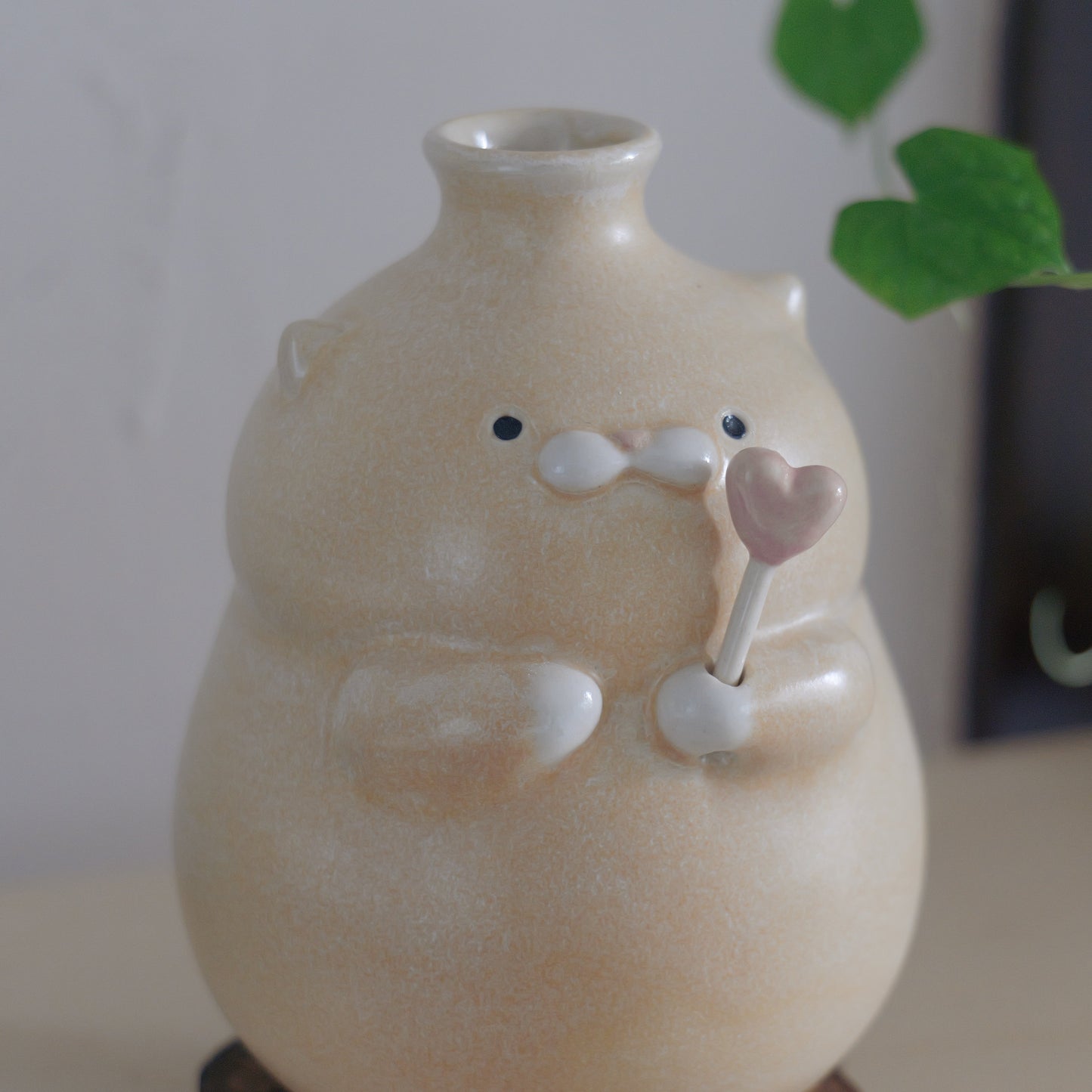 Meowy Vase with Flower/Star/Heart