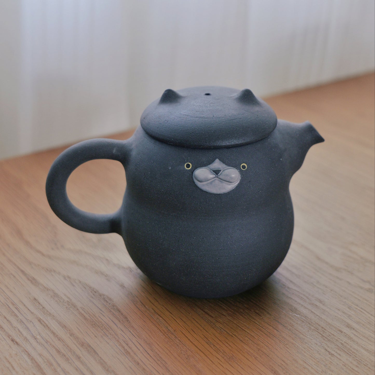 Black Meow Teapot Set