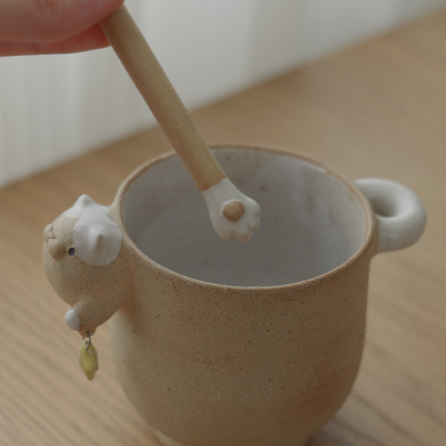 Cup | Meow holding a Star - Flecked