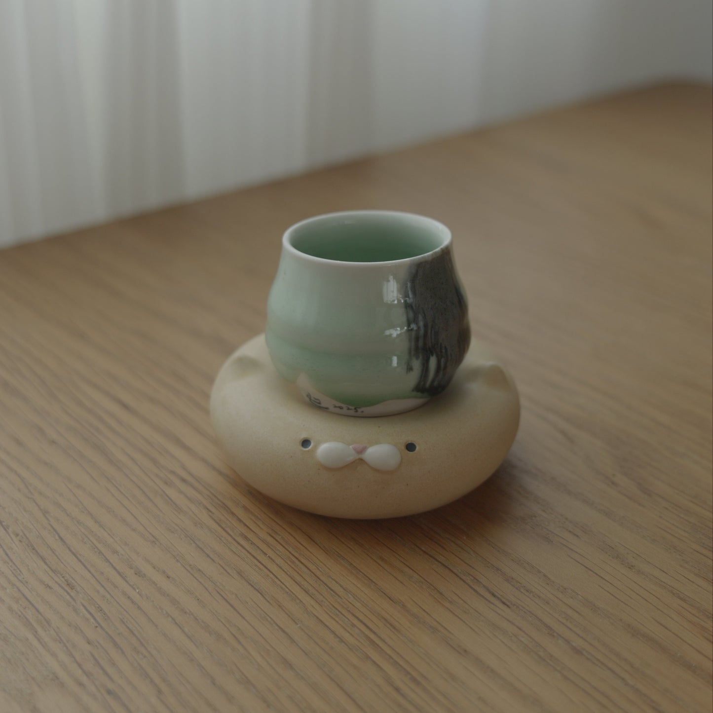 Little Meow Plate - Cream