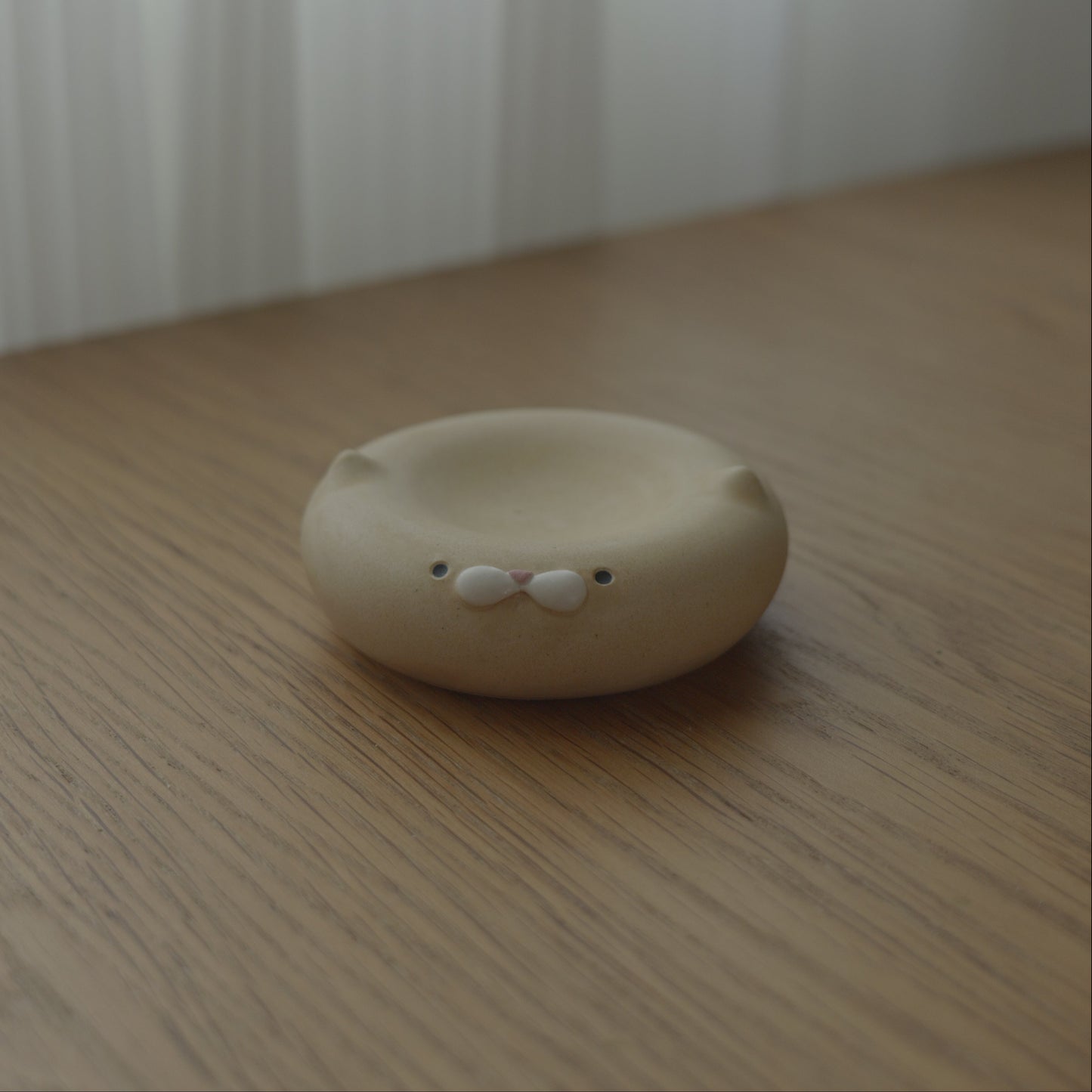 Little Meow Plate - Cream