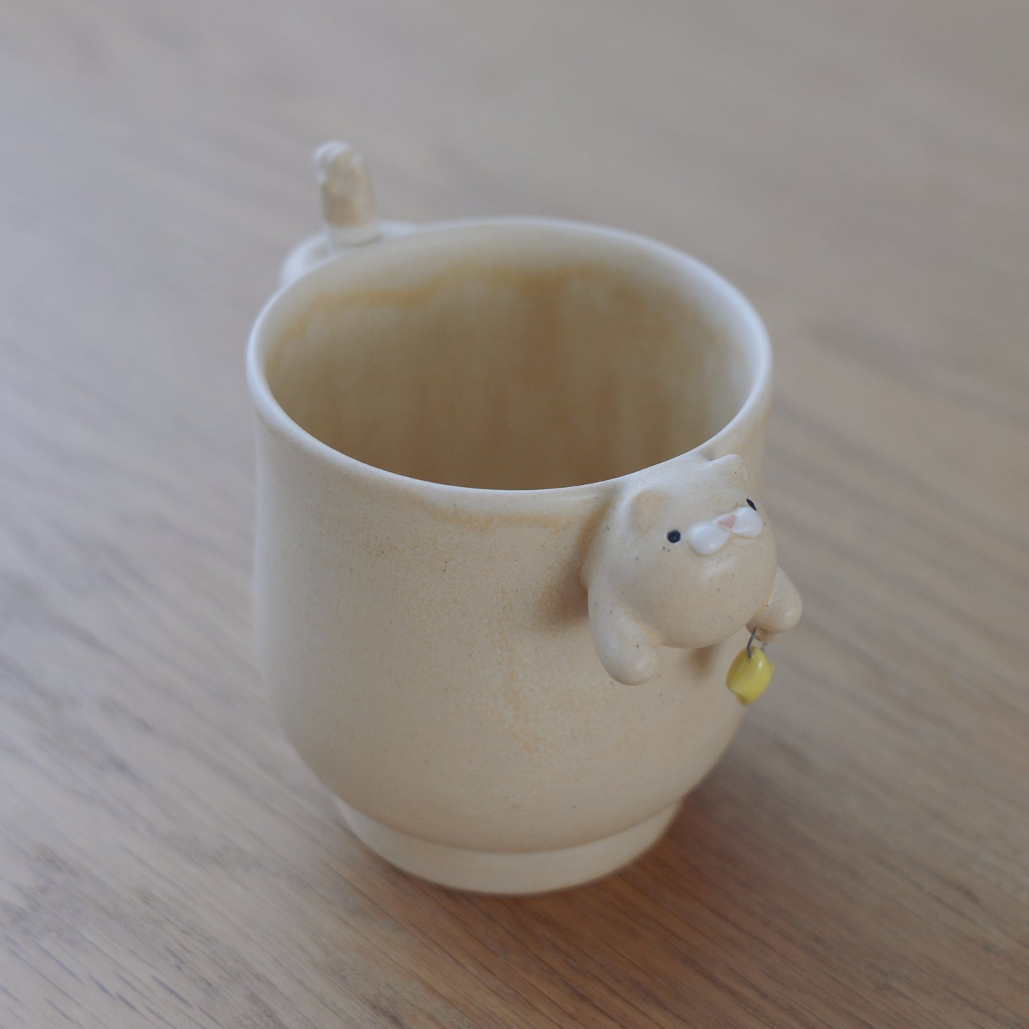 Cup | Meow holding a Star - Cream