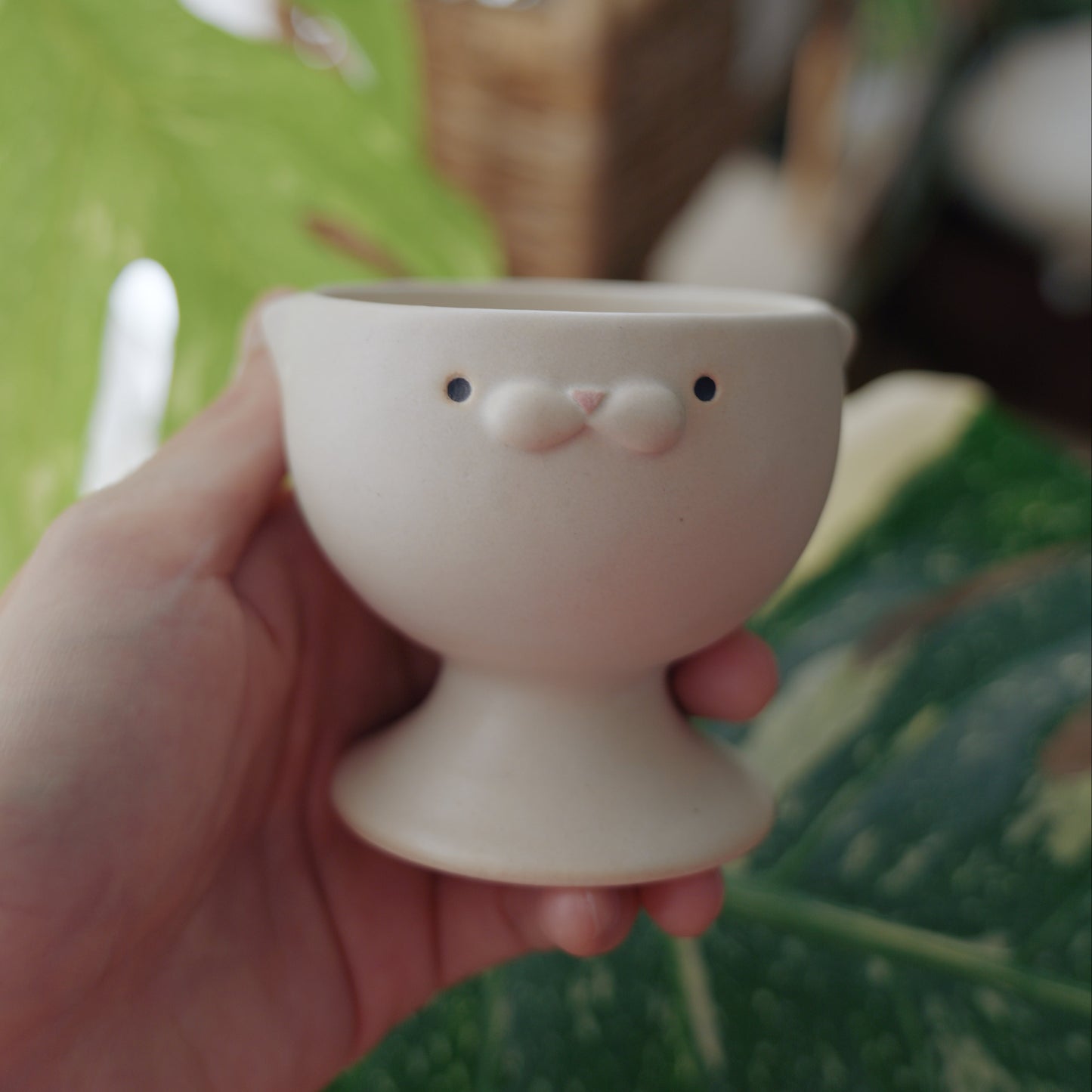 Cup | Meow Head - White