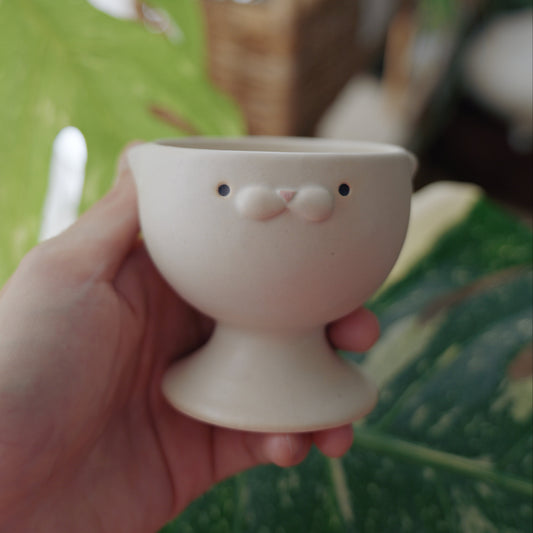 Cup | Meow Head - White