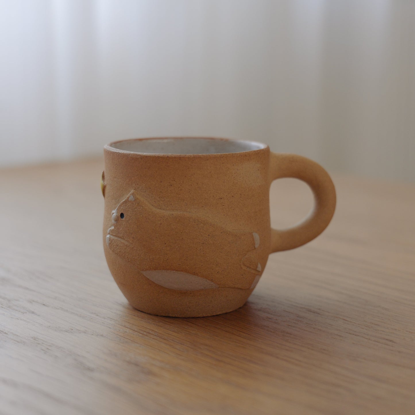 Cup | Little Meow Catching Star - Flecked