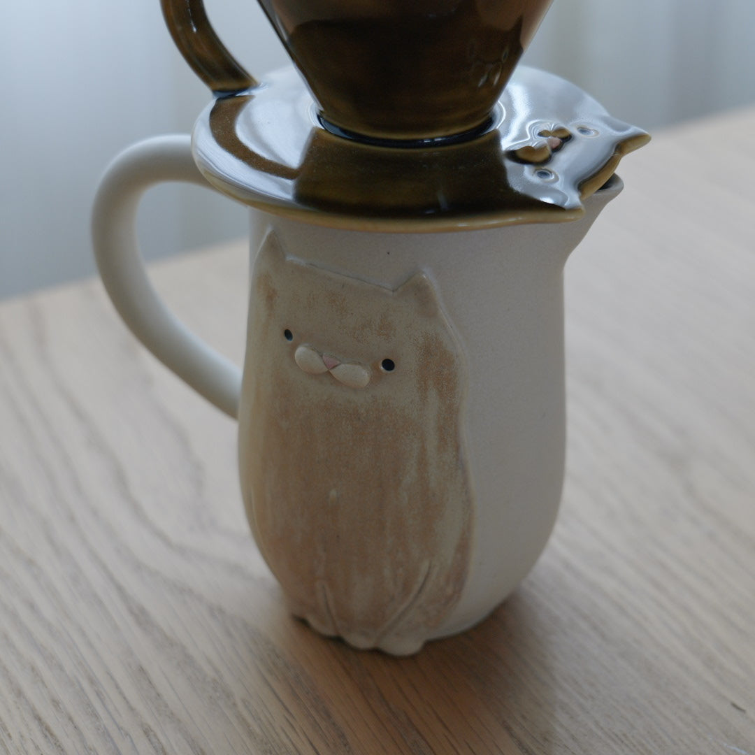 Meow Meow Server | White